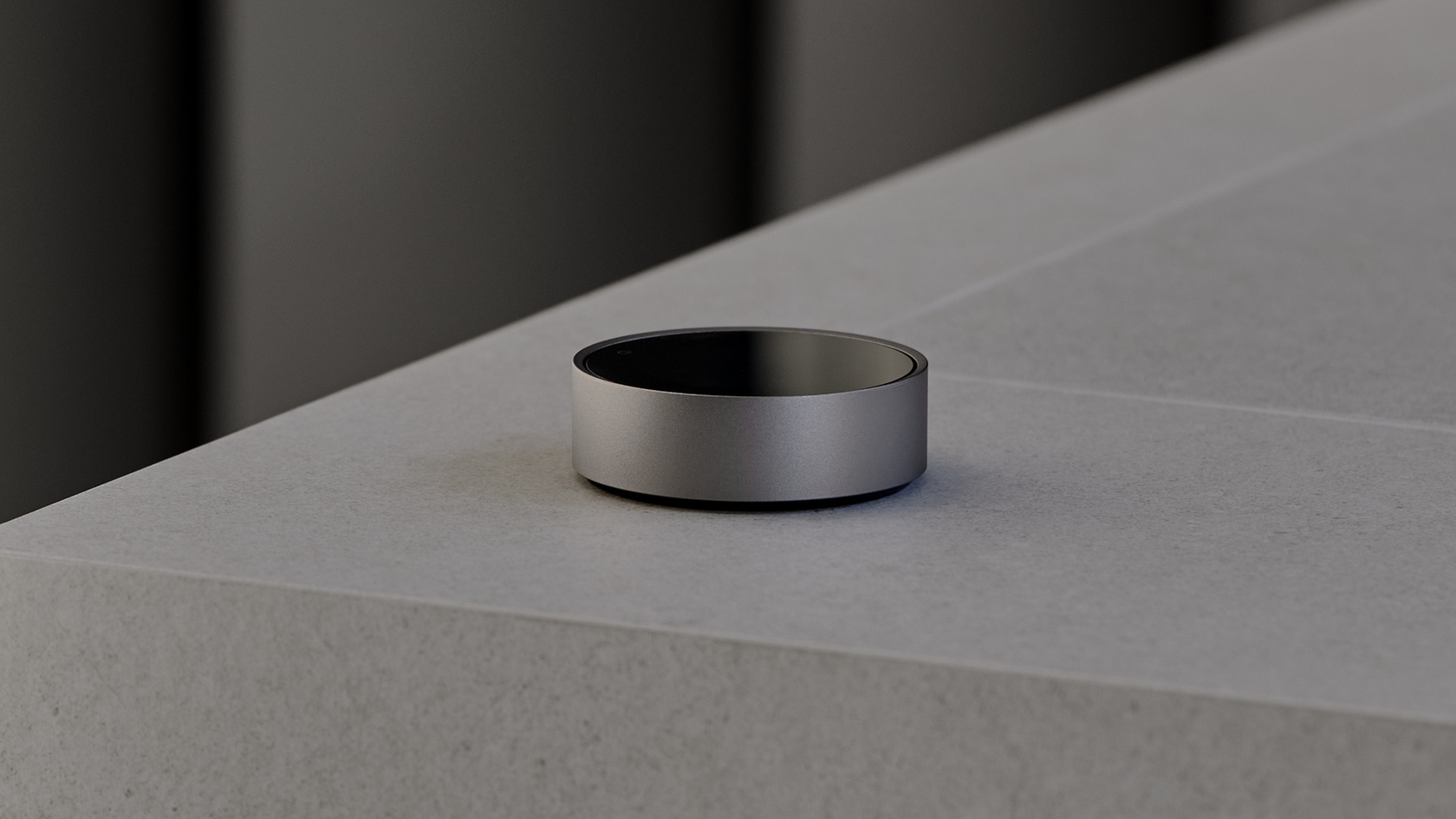 Unité de commande minimaliste sur une surface de cuisine lisse